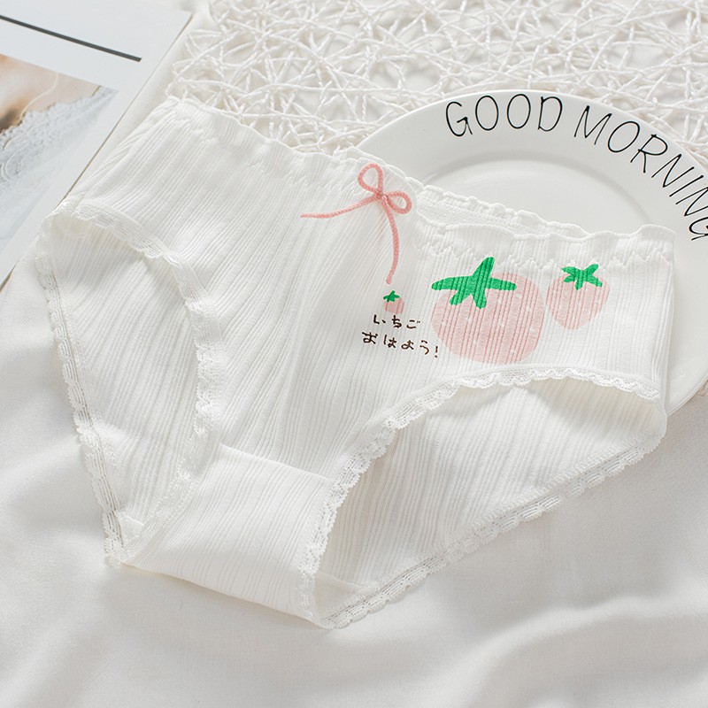 Quần lót nữ cotton gân tăm Chunxuu, chất liệu mềm co dãn thoáng khí kháng khuẩn nhiều họa tiết dễ thương - QC31