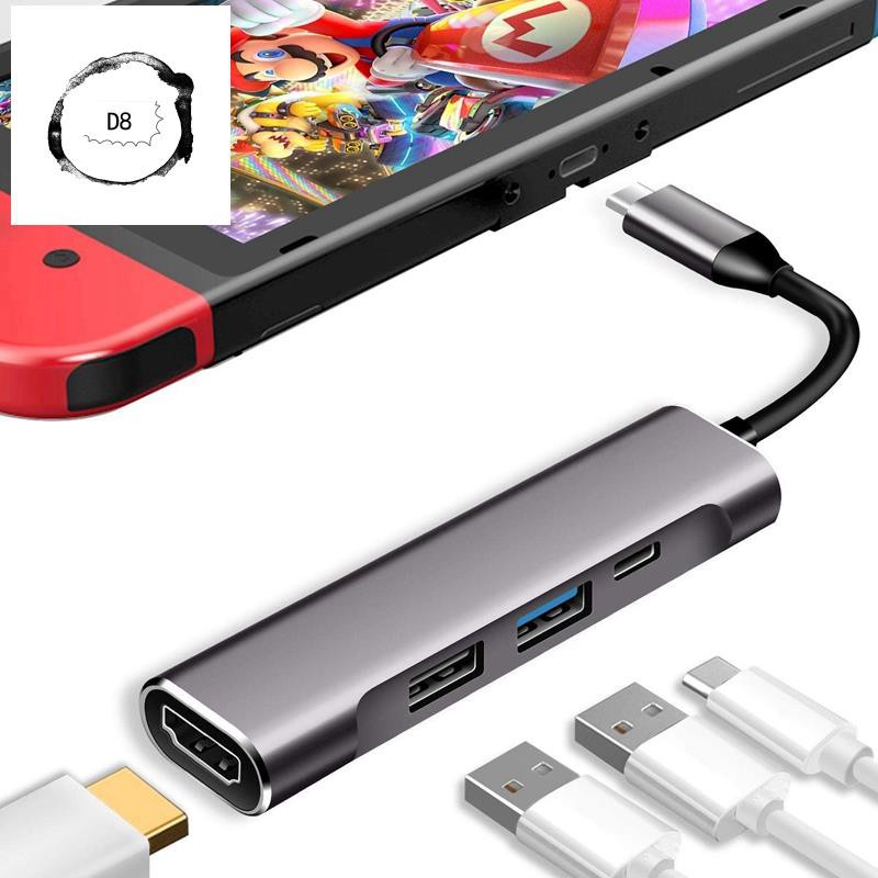 SAMSUNG Bộ Chia Cổng Usb Type C Sang Hdmi Đa Cổng Usb-C (Usb3.1) Cho Nintendo Switch, 4k Hdmi Dex Station S10 / 9 / 8 / Note8 / 9 / S Tab