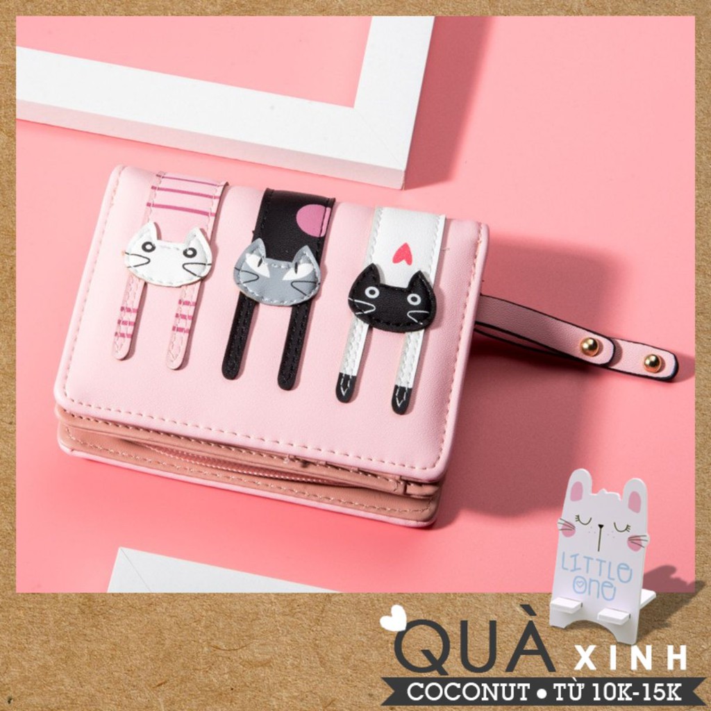 Bóp Tiền Nữ 💟FREESHIP💟 Giảm 10k khi nhập [ VI NU ] Ví Cầm Tay