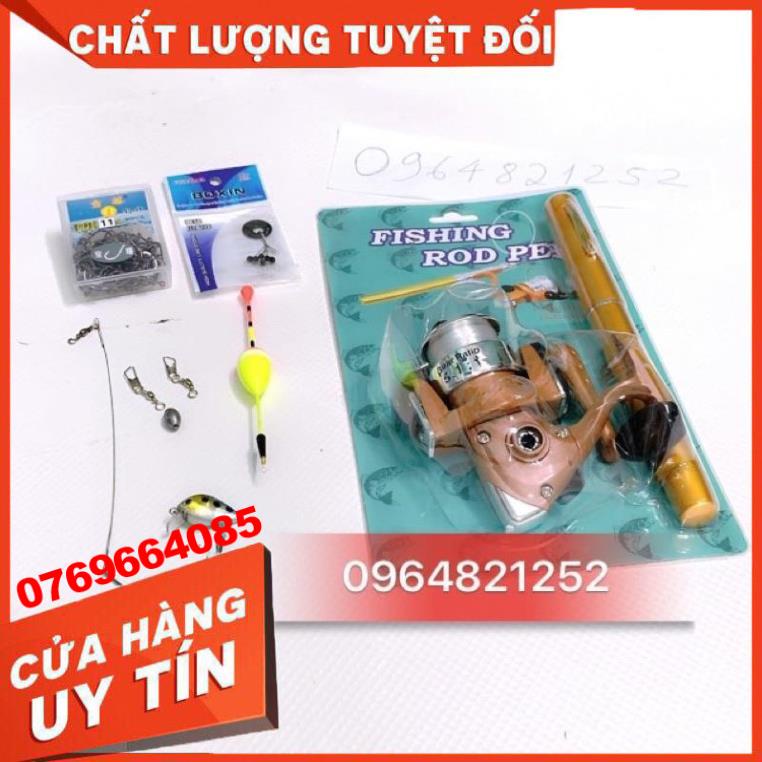 bộ cần câu bút máy đứng hàng loại 1 cần dài 1m6 tải 6kg phụ kiện bộ y hình -𝗦𝗛𝗢𝗣 Đ𝗢̂̀ 𝗖𝗔̂𝗨 𝟮𝟭𝟰