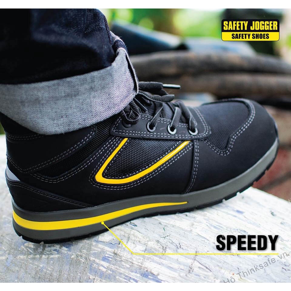 Giày bảo hộ cao cấp Safety Jogger Speedy S3 HRO chịu nhiệt, chống trơn trượt - Thinksafe