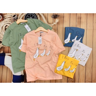 Áo Thun Cotton Chú Vịt