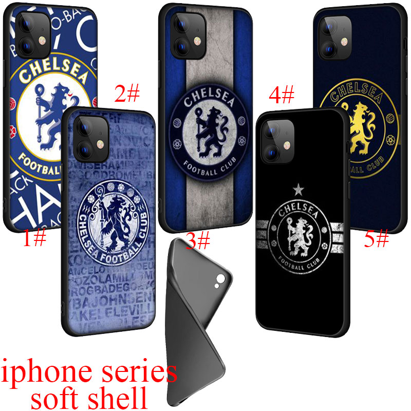 Ốp điện thoại mềm in logo Chelsea cho Iphone 11 Pro Max Se 2020