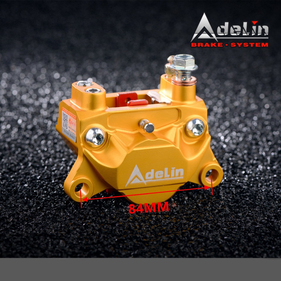 Adelin cnc adl-10 xe máy 32mm x 2 piston bộ kẹp phanh sau bơm 84mm gắn cho bws rs100 gtr m3