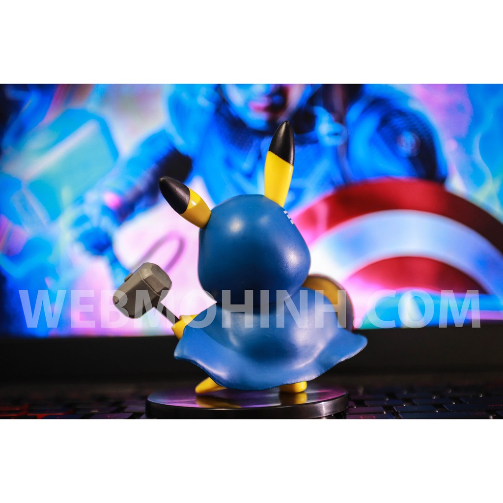 GIÁ HỦY DIỆT Mô Hình Đồ Chơi Pikachu Captain America Dễ Thương Trang Trí Bàn Học, Nơi Làm Việc, Xe Hơi