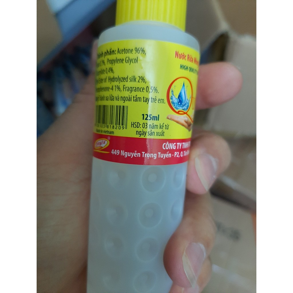 nước rửa móng axelton làm móng.