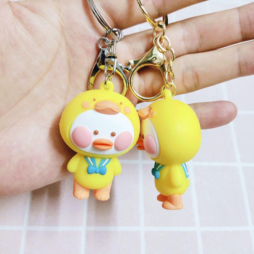 DARNELL Móc Khóa Hình Vịt Lalafanfan Dễ Thương Dùng Trang Trí Túi Xách / Điện Thoại