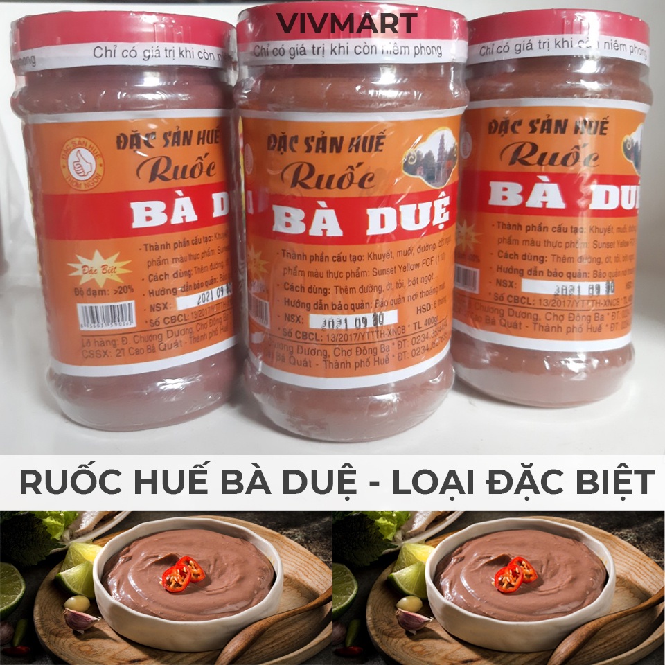 Mắm ruốc nấu bún bò Bà Duệ 400g - Đặc sản Huế