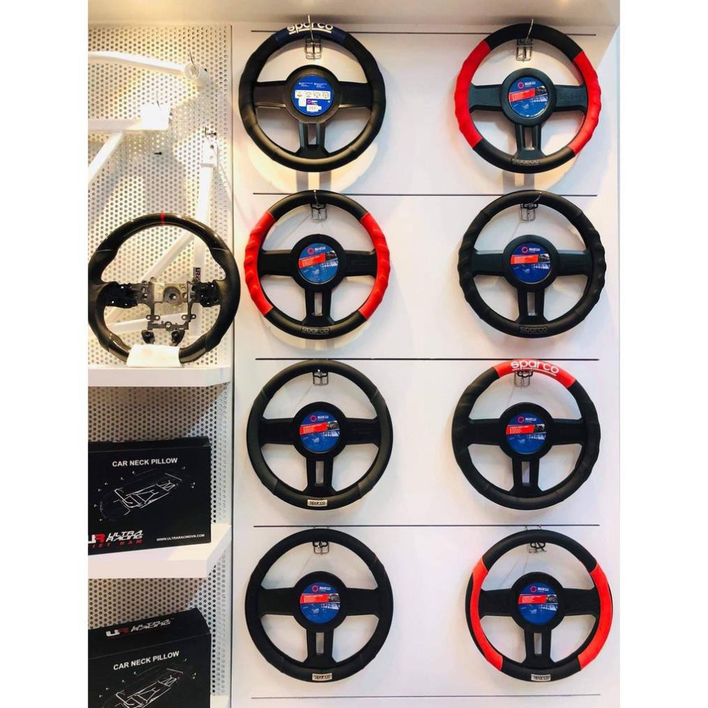 Bọc vô lăng chính hãng SPARCO 1111AZ- đầy đủ tem mác, khung vô lăng