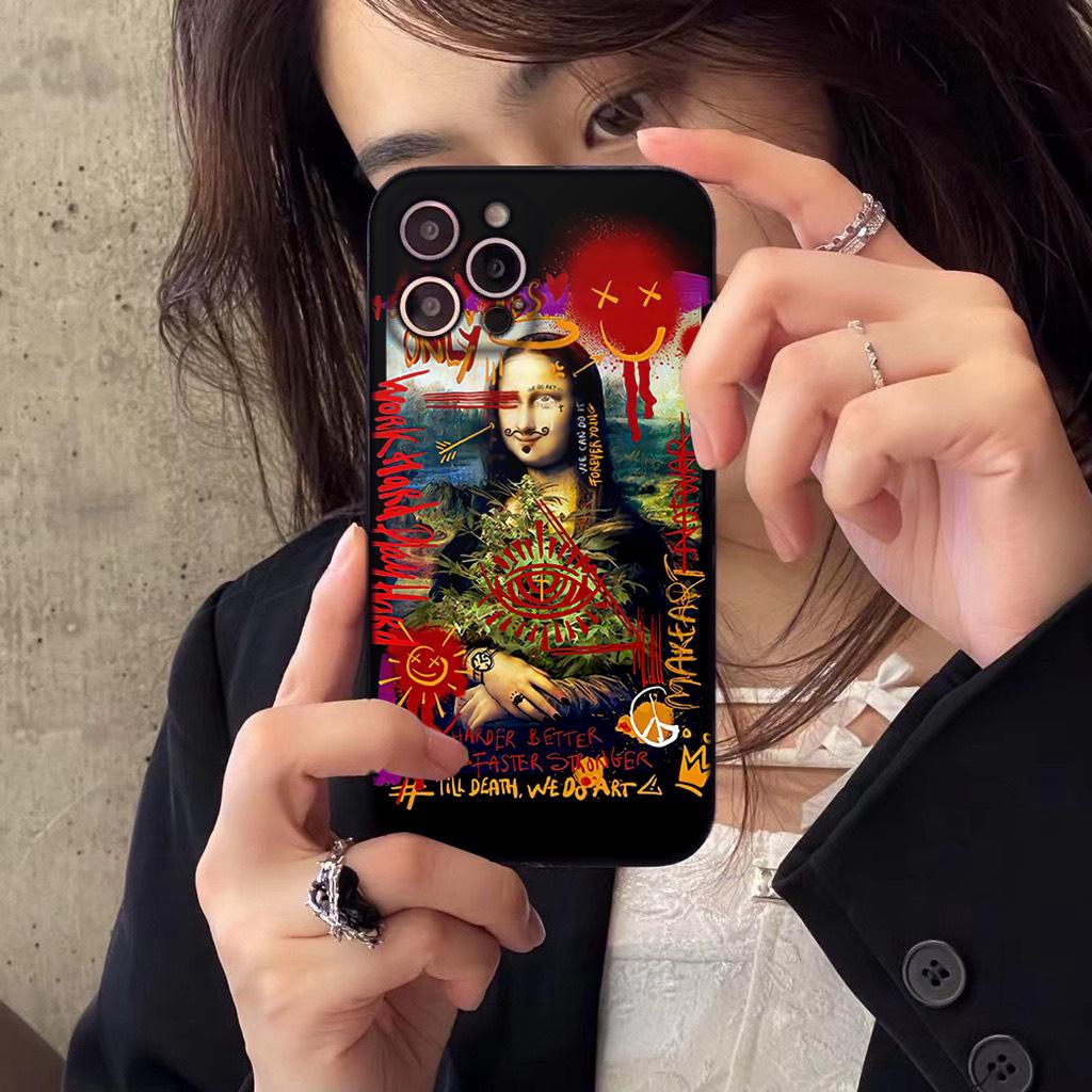 Ốp điện thoại CHO IPHONE HÌNH MONA LISA AR T5