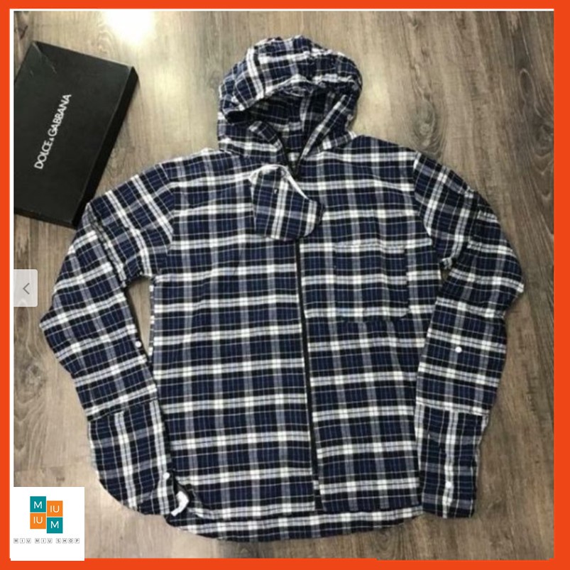 Áo Chống Nắng Kẻ Caro Nam 2 Lớp Tiện Dụng Đang Rất Hot cao cấp