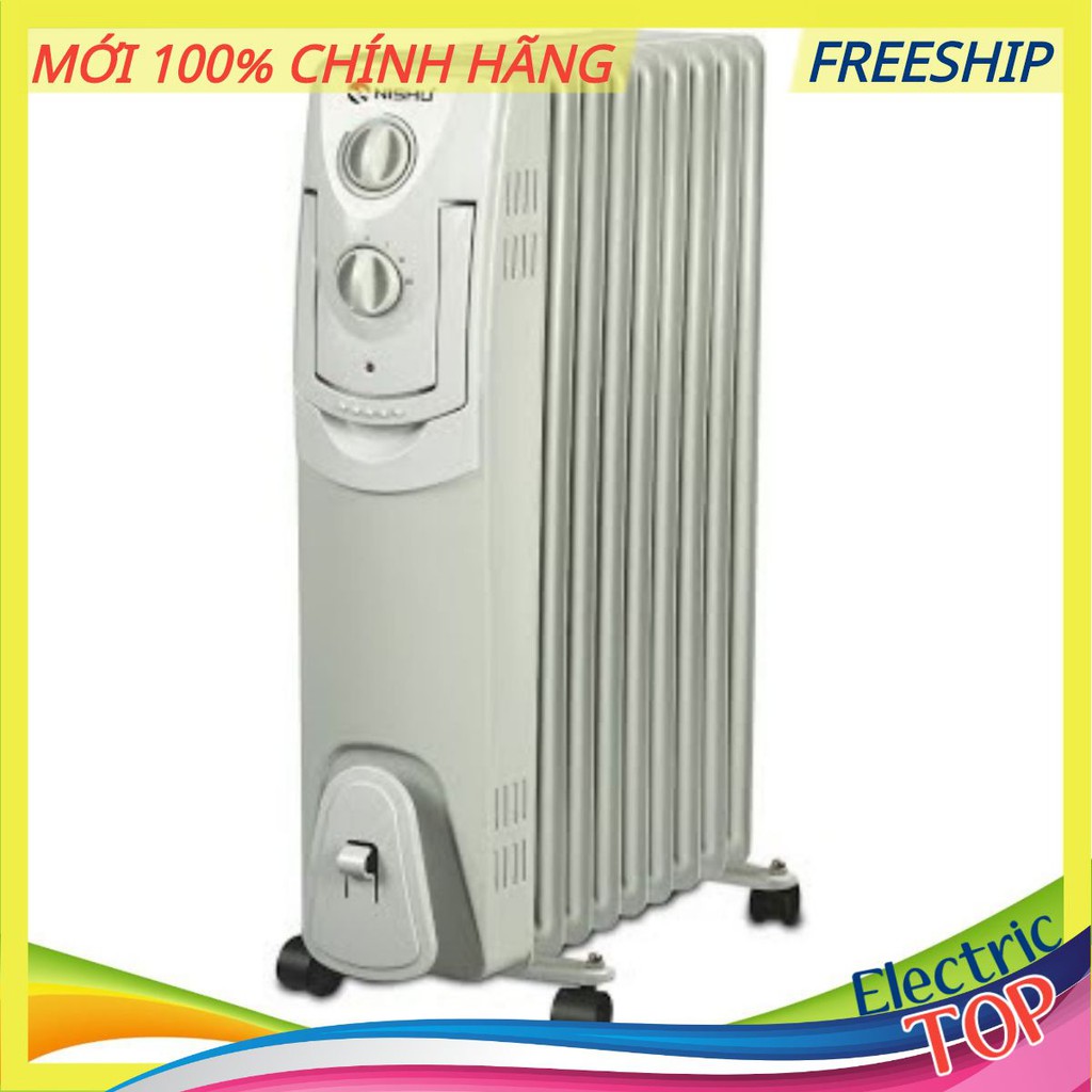 Máy sưởi dầu cao cấp Nishu NS-09NC 9 thanh