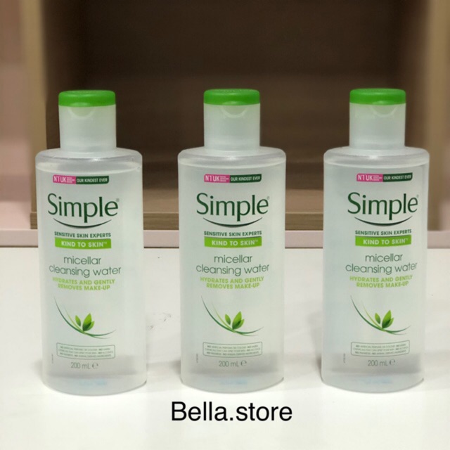 Nước Tẩy Trang Simple Kind To Skin Micellar Cleansing Water