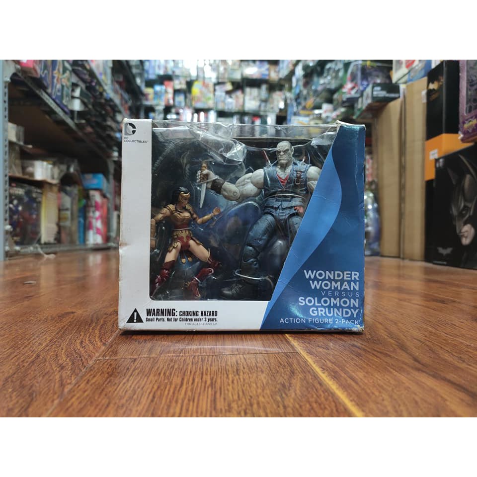 MÔ HÌNH CHÍNH HÃNG DC COLLECTIBLES WONDER WOMAN VS SOLOMON GRUNDY
