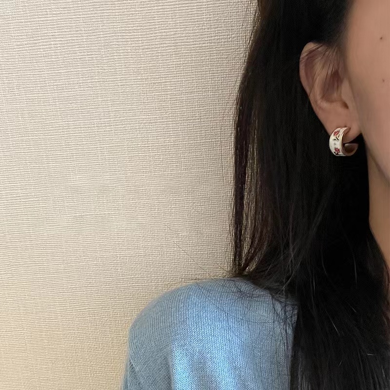 Bông Tai Hình Hoa Tulip Ngọt Ngào Cao Cấp Thời Trang Mùa Hè Sang Trọng
