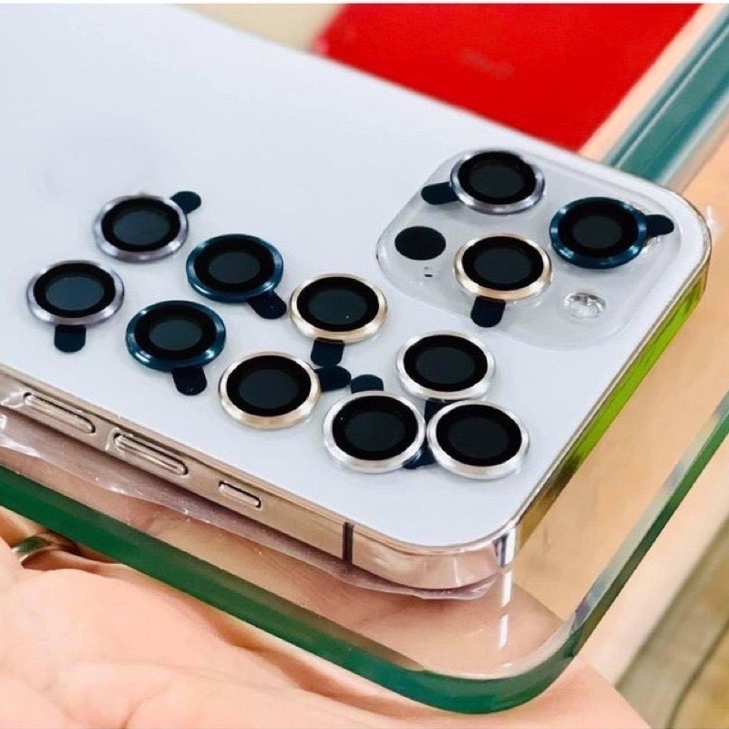 BỘ BA KÍNH DÁN BẢO VỆ CAMERA IPHONE 14 PRO MAX 13 PRO MAX 13 13 PRO 12 PRO MAX 12 12 PRO 11 11 PRO MÃ 11 PRO