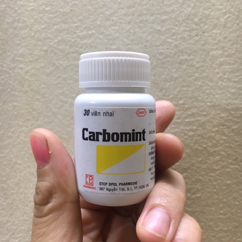 Than hoạt tính cảrbomint/thải trừ độc tố khi ngộ độc/ giảm đầy hơi khó tiêu