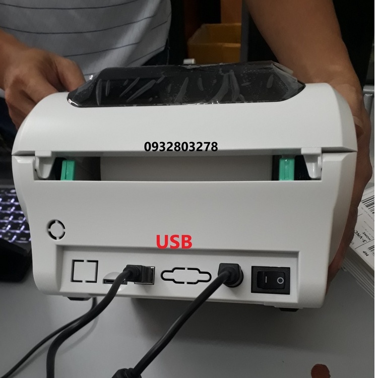 Máy in nhiệt Xprinter XP 470B in đơn hàng Shopee, sàn TMĐT từ điện thoại/máy tính