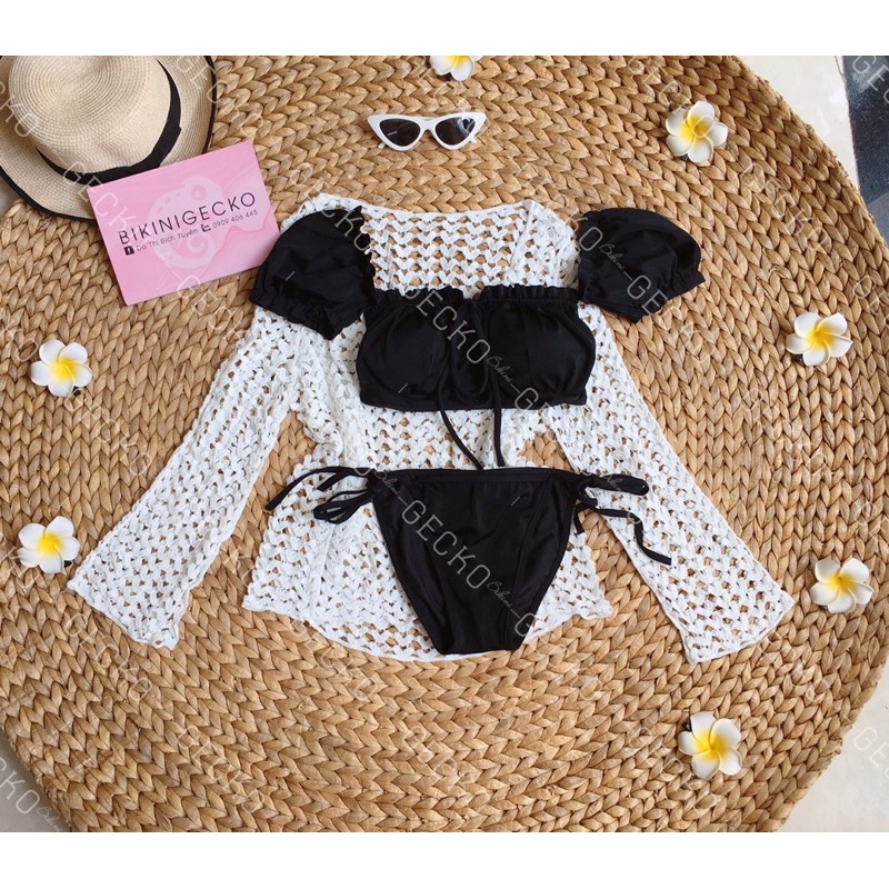 Bikini Đồ Bơi 2 Mảnh Tay Phồng Hiền Hồ GK0206 (Ảnh Thật) | BigBuy360 - bigbuy360.vn