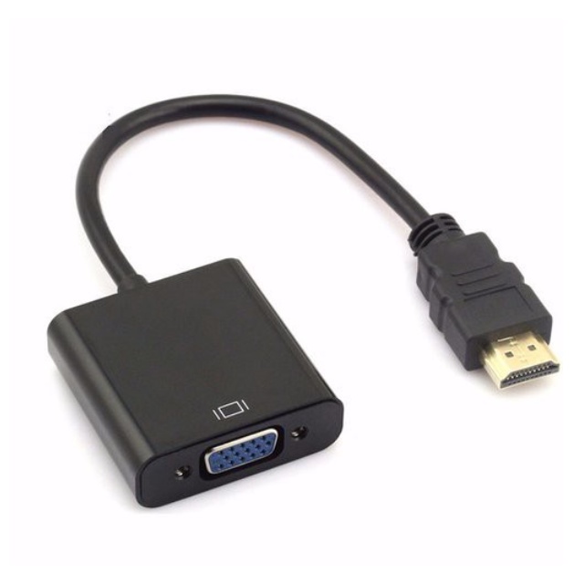 Cáp HDMI to VGA , dây chuyển đổi từ HDMI sang VGA chất lượng cao Full 1080P, dây kết nối máy chiếu