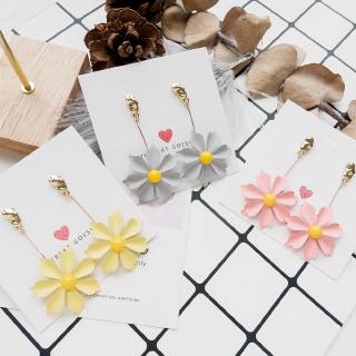 Hàn Quốc sáng tạo long Sun Flower ear hoa đơn giản Super Fairy Girl Wild Earring trang sức
