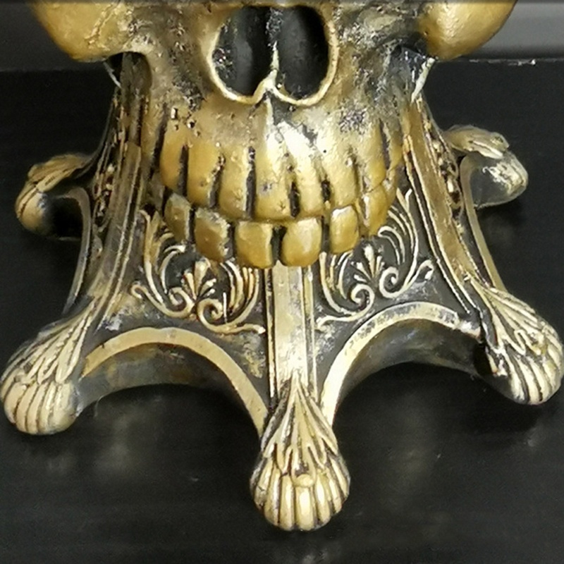 Giá Đỡ Bút Bằng Hợp Kim Hình Đầu Lâu Độc Đáo Trang Trí Nhà Cửa / Văn