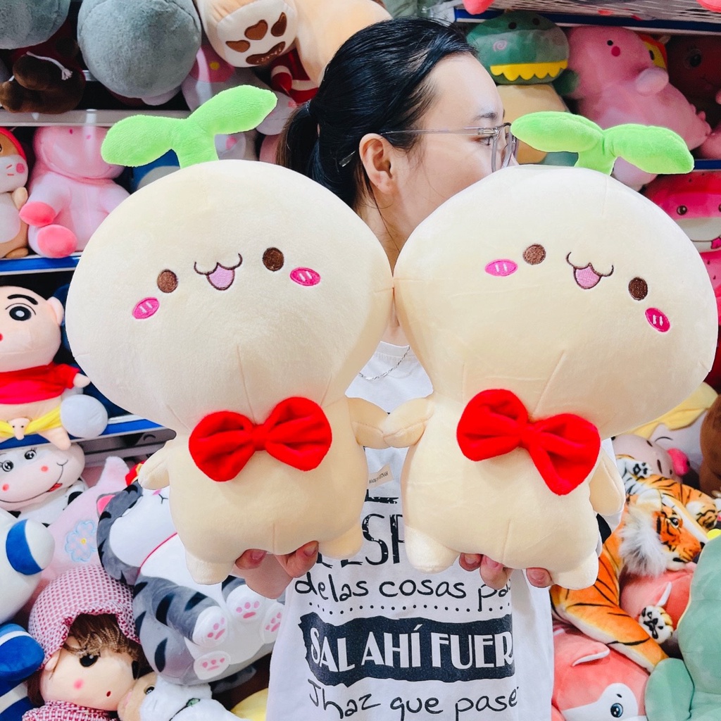 Gấu Bông Búp Bê Rau Mầm 35cm Mềm Mịn Dễ Thương Hama