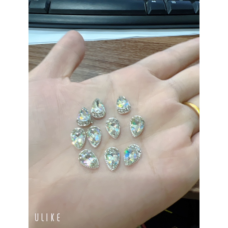 Charm Đá Trang Trí Nail Giọt Lệ