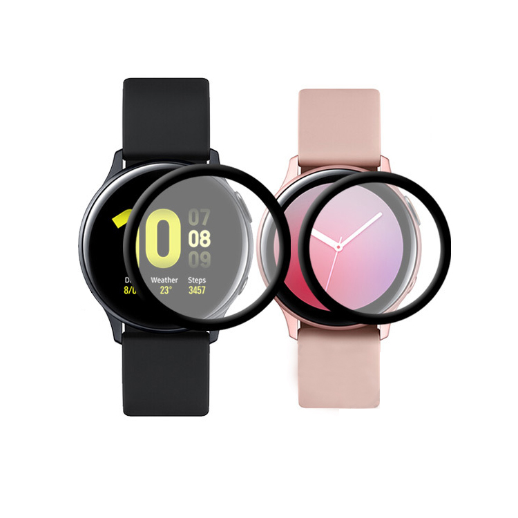 Miếng Dán Sợi Carbon 3d Bảo Vệ Mặt Đồng Hồ Thông Minh Samsung Galaxy Watch Active