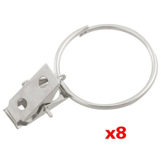 Bộ 8 cái kẹp rèm cửa bằng kim loại