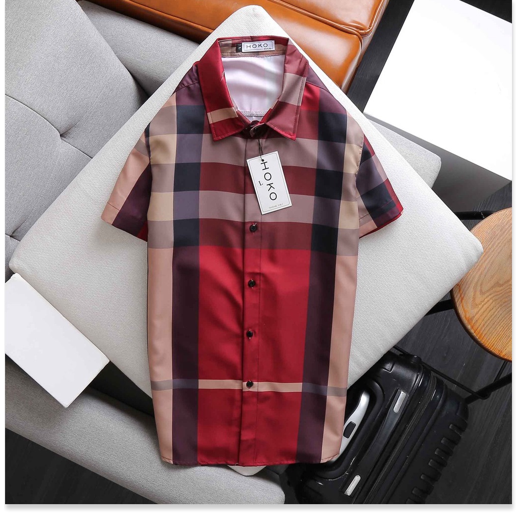 ÁO SƠ MI 3D NAM SỌC CARO CỰC CHẤT , ĐẸP , BAO NGẦU CHO CÁC ANH EM KME FASHION