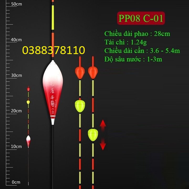 Phao Câu Đài Nano Chống Sóng PP08 - C