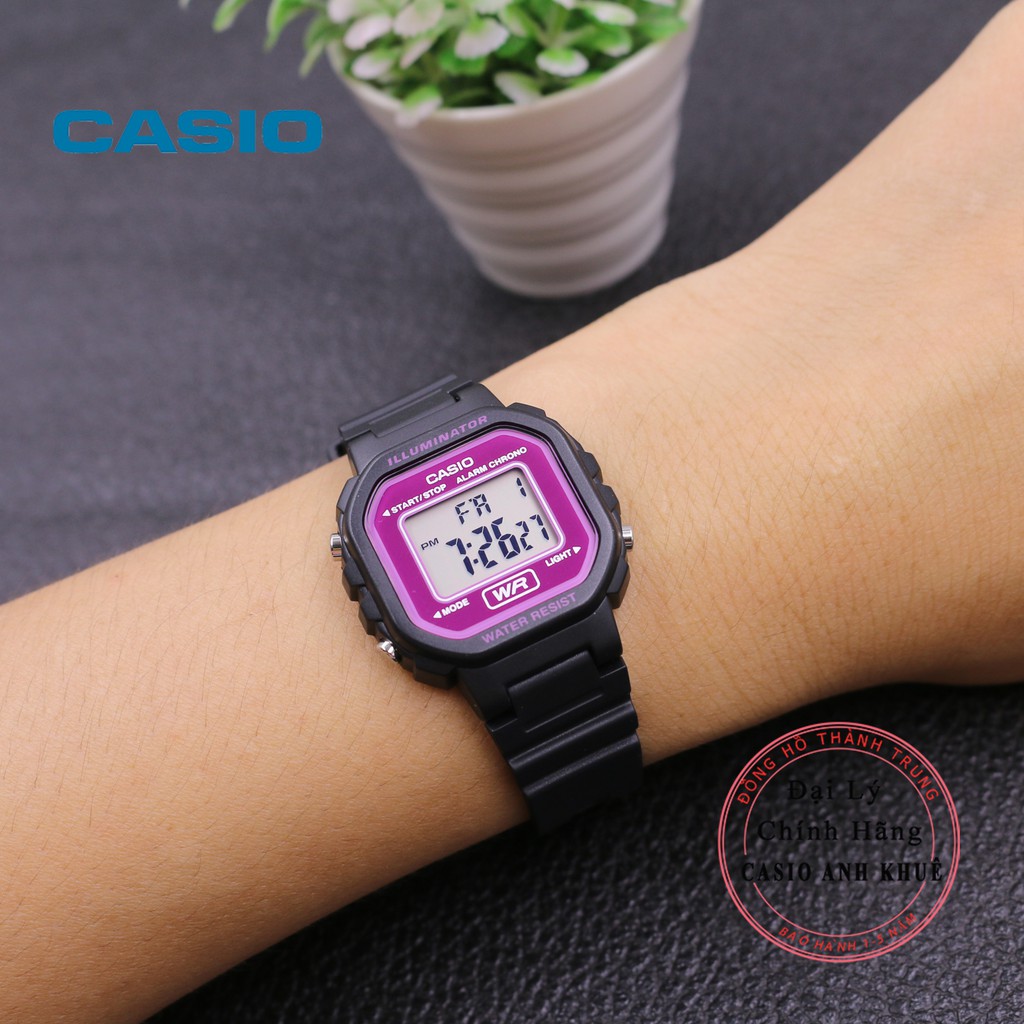 Đồng hồ điện tử nữ Casio LA-20WH-4ADF dây nhựa