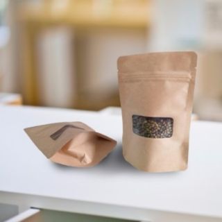 10 túi zip cửa sổ size 22×30 ( loại đựng 1kg bột)