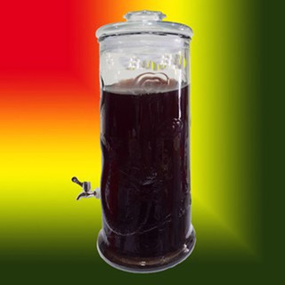 Bình ngâm rượu thủy tinh trụ rồng 10 lít