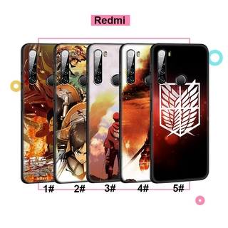 Ốp Lưng Mềm In Hình Nhân Vật Trong Attack On Titan Cho Xiaomi Mi 6 / 8 / Redmi Note 9s / 9 / 8t / 8 Pro Max / Poco X2
