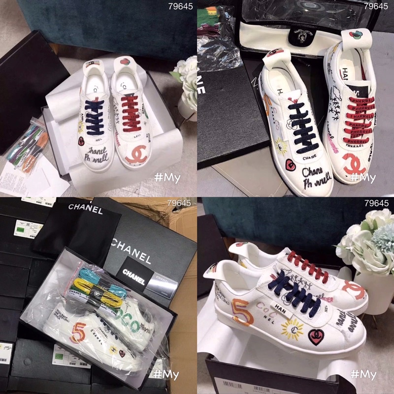 giày thể thao cn chữ dây bảy màu , sneaker cn fullbox