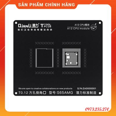 Vỉ đổ chân CPU A12 Qianli - Vỉ đen dày 0.12mm