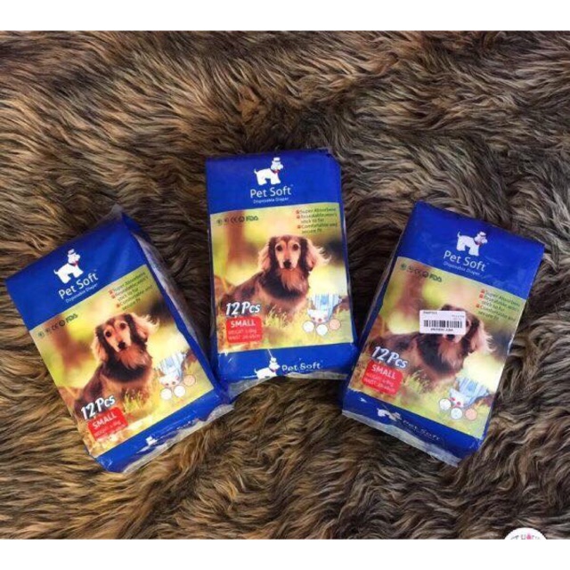 Tã bỉm cho thú cưng PETSOFT có mùi thơm