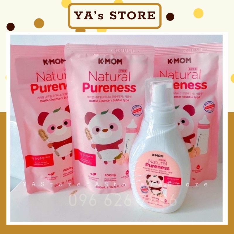 Nước rửa bình &amp; rau quả hữu cơ K-Mom Hàn Quốc - Nước rủa bình KMom