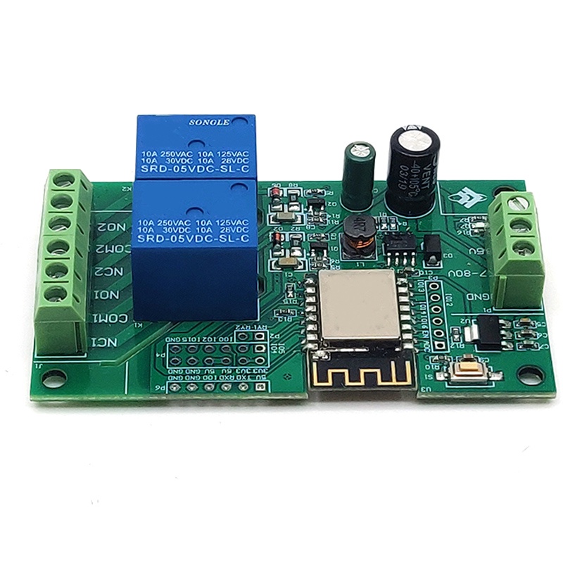 Mô đun rơ le ESP8266 ESP-12F WIFI 2CH 5V/8-80V cho ARDUINO IDE