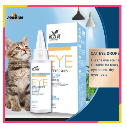 (NHỎ MẮT) Dung Dịch Vệ Sinh Mắt Cho Mèo Cat Eye Drop 60ml