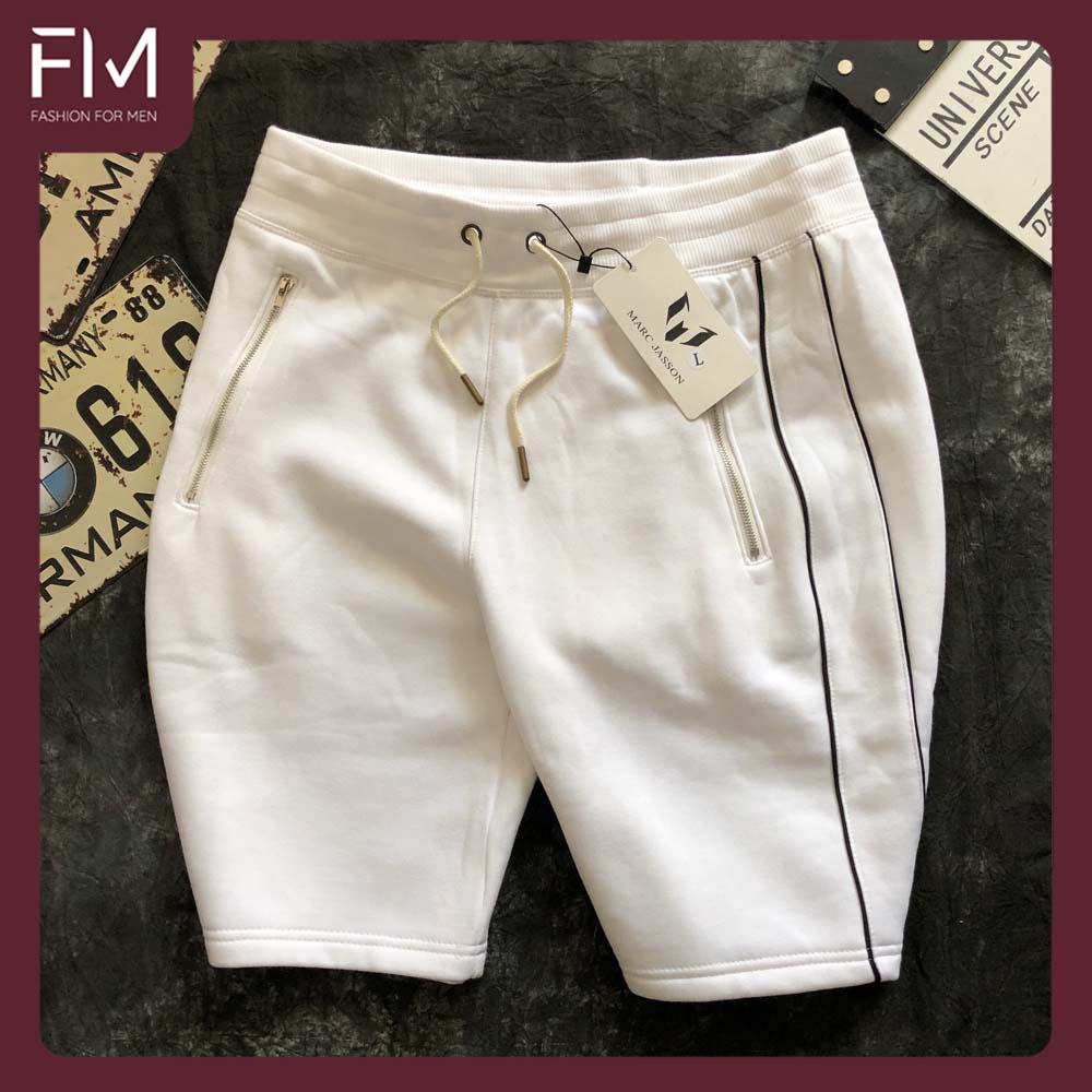 Quần short nỉ nam cao cấp ống suôn túi khóa kéo – FORMEN SHOP – FMPS128