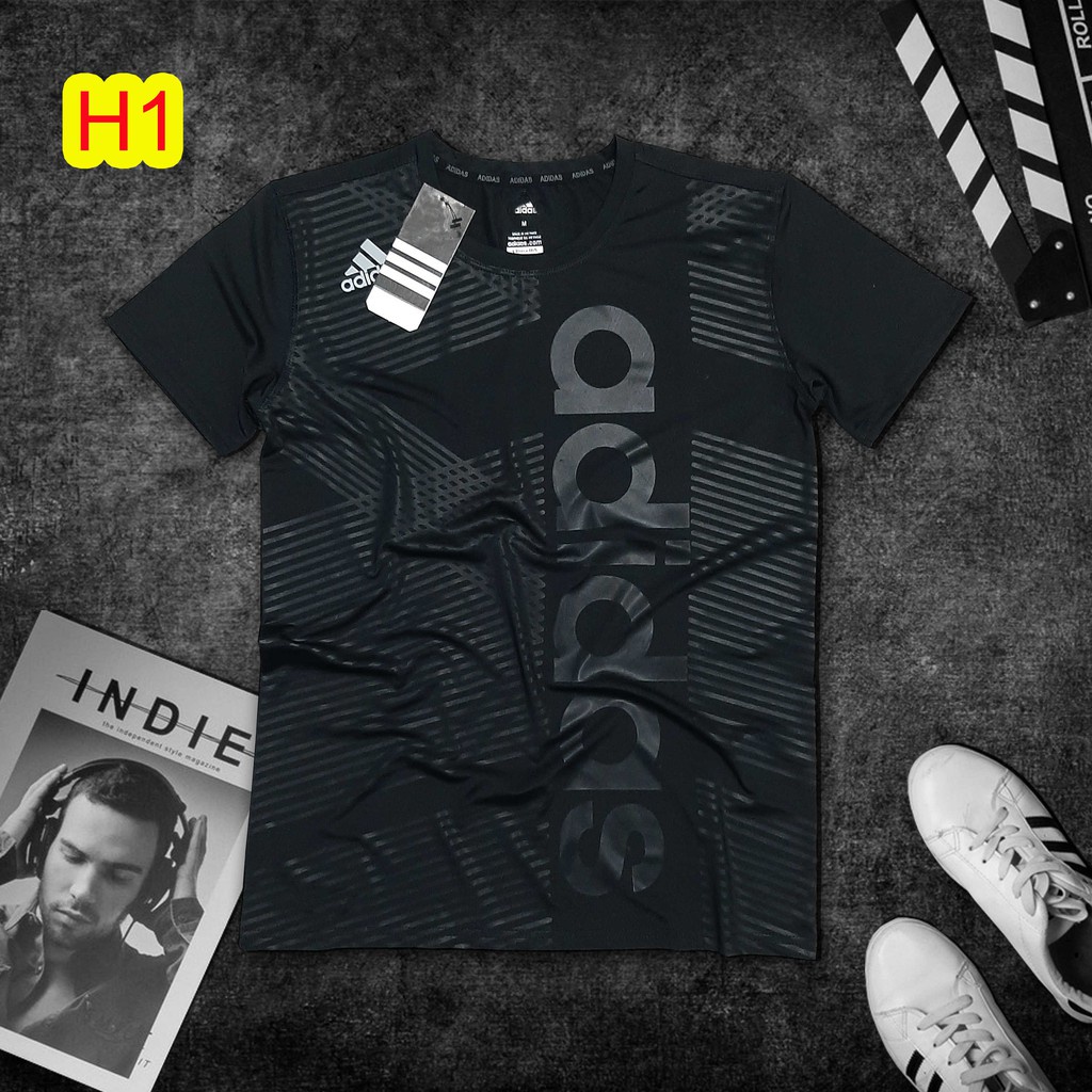 Áo thể thao nam chất thun lạnh co giãn 4 chiều hàng chuẩn VNXK. Áo thun thể thao nam size [50-95kg] | BigBuy360 - bigbuy360.vn