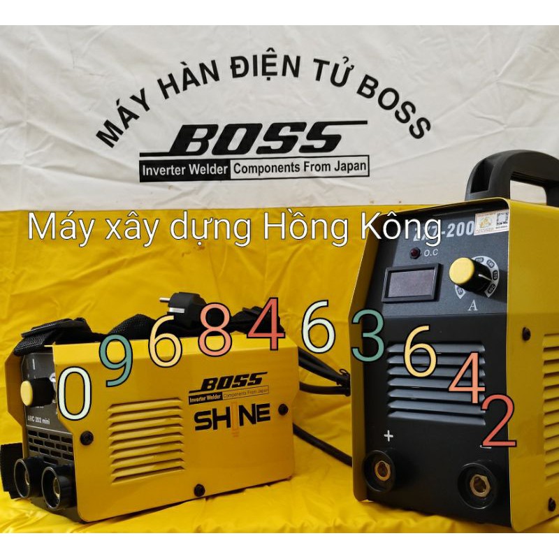 MÁY HÀN ĐIỆN TỬ Boss 200A Bảo hành chính hãng điện tử !chống giả nhái