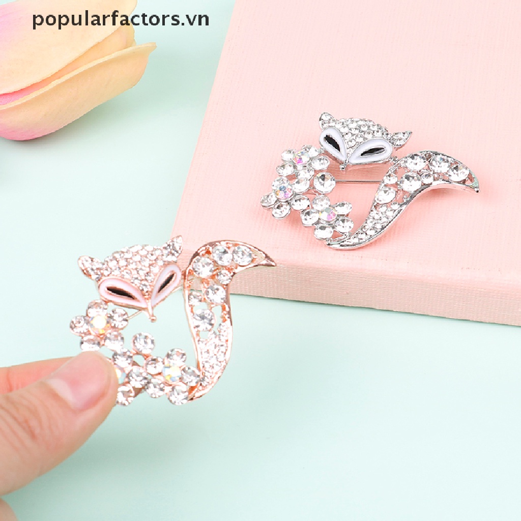 1 Huy Hiệu Cài Áo Hình Cáo Đơn Giản Thời Trang