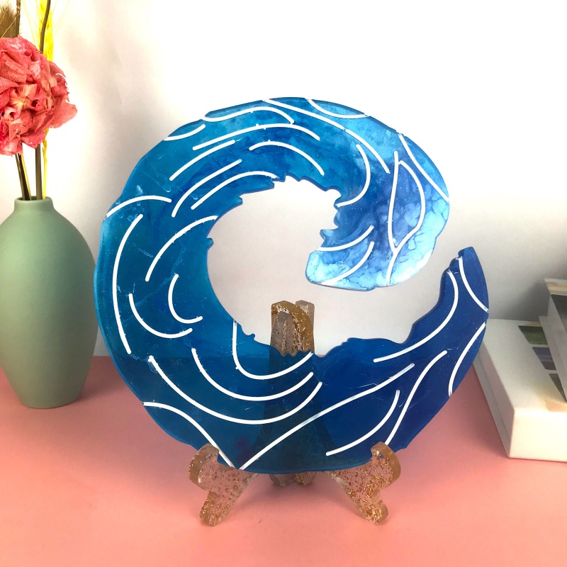 Khuôn Silicone Tạo Hình Sóng Biển Làm Trang Sức Thủ Công DIY