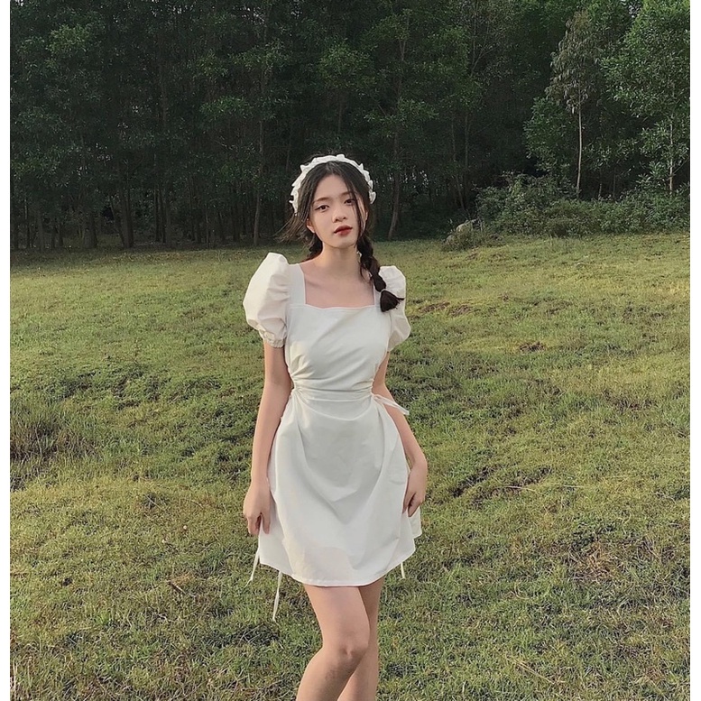 ALLY DRESS ĐẦM TAY BỒNG KHOÉT EO (HÌNH THẬT TRẢI SÀN) | BigBuy360 - bigbuy360.vn