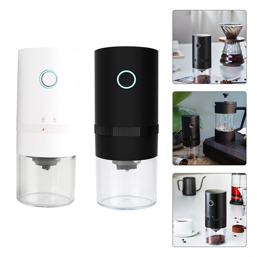 【DREAMLIFE】USB Electric Portable Coffee Grinder Coffee Bean Grinder ABSStainless Steel cANpqnDm YKdwxOI