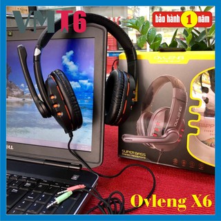 [Giá sôc] Tai Nghe game thủ Ovleng X6 kèm Micro - Kết nối Jack 3.5mm - Headphone gaming !
